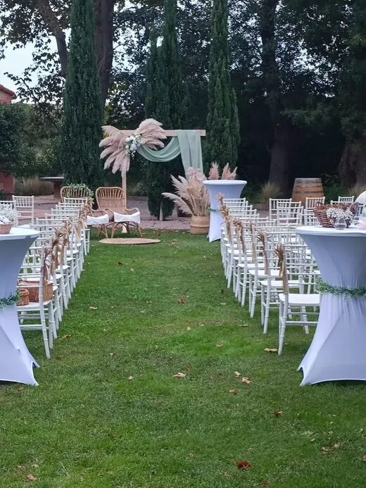 Mariage au Mas Rières à Toulouges : nature, charme et engagement au cœur des Pyrénées-Orientales